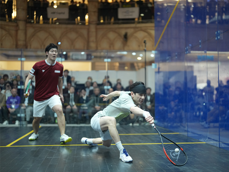 スカッシュの競技の様子2