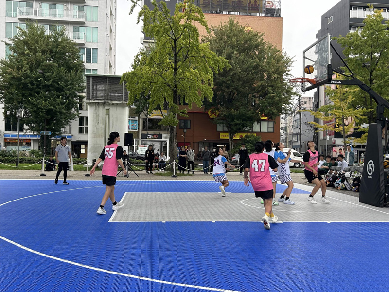 3×3バスケットボールの競技の様子1