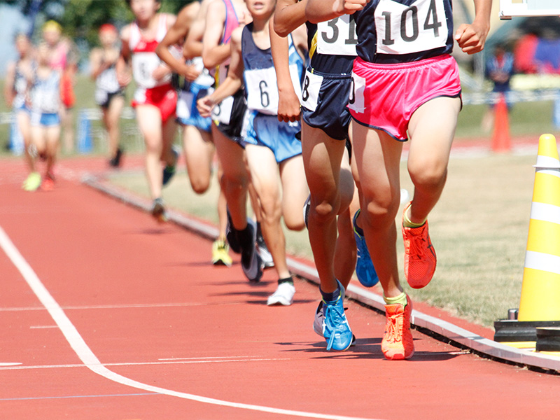 マラソンの競技の様子