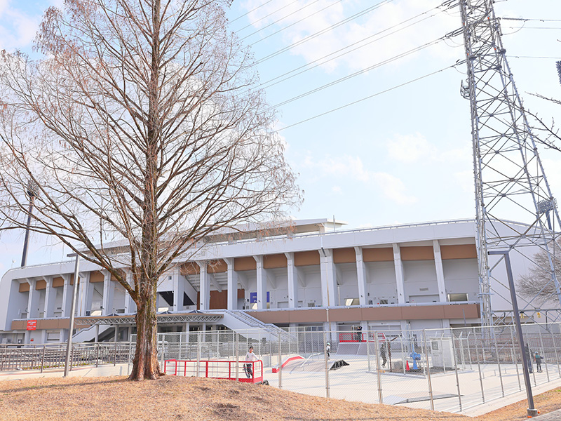 名古屋市瑞穂公園ラグビー場の外観