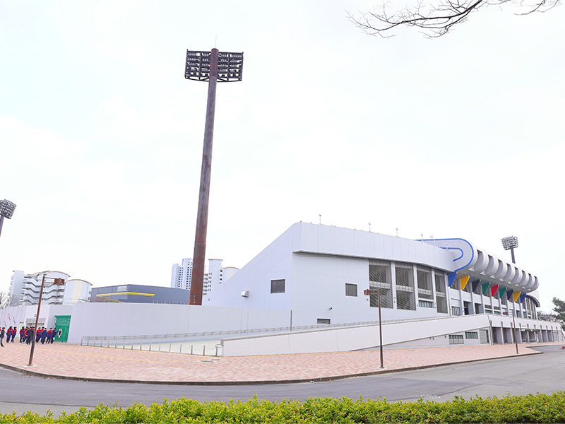 名古屋市港サッカー場の外観