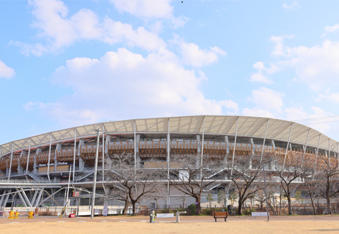 「みずほ競技場エリア」外観写真