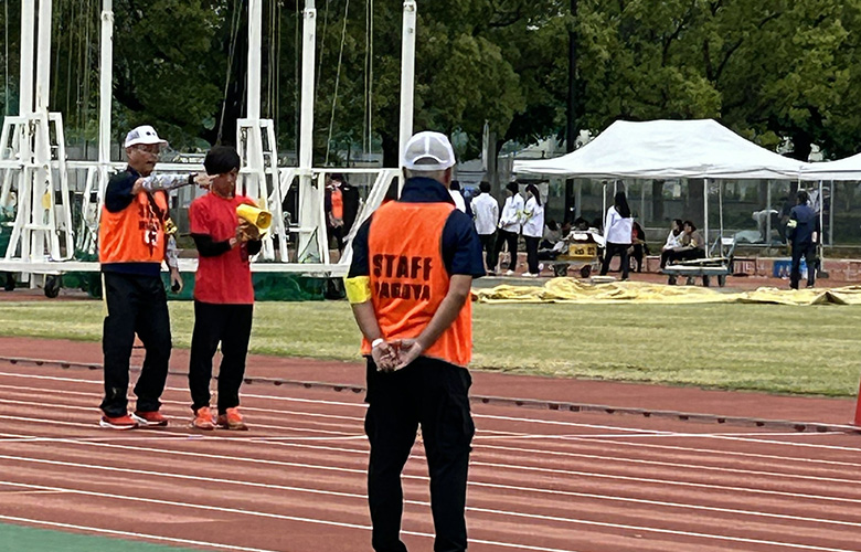 障害者スポーツ大会の運営の様子
