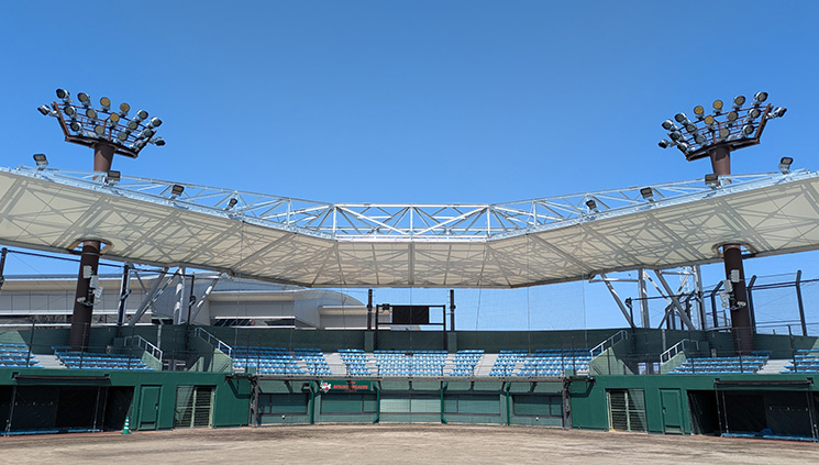 デンソーブライトペガサスの本拠地：デンソーブライトペガサススタジアムの写真