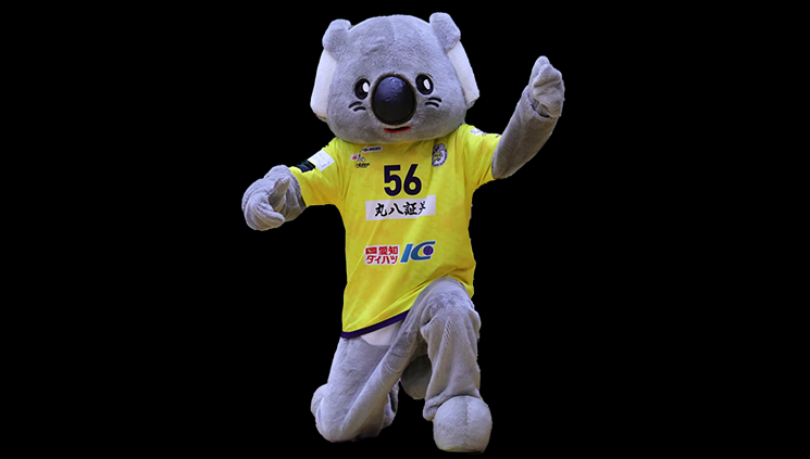 HC名古屋のマスコットキャラクター：コロちゃん