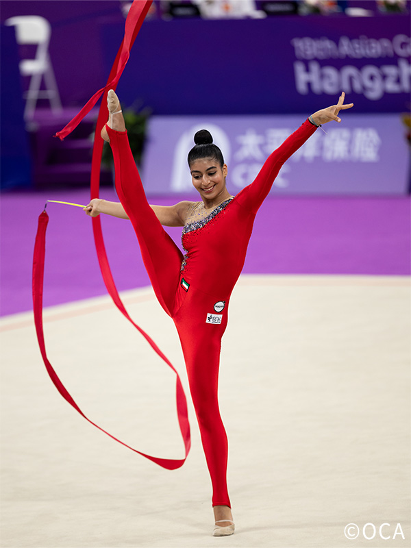 体操の競技風景