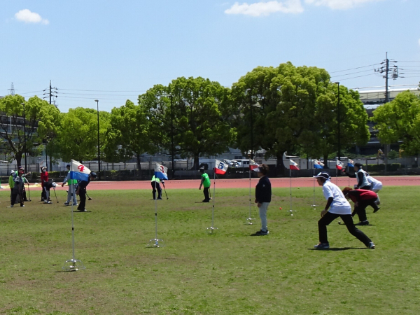 ゲートボール大会の様子