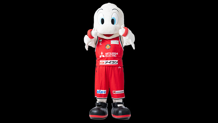 名古屋ダイヤモンドドルフィンズのマスコットキャラクター：ディーディー