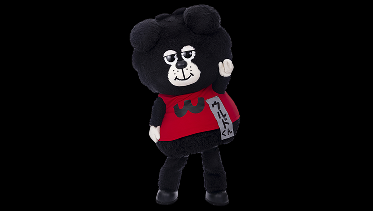 ウルフドッグス名古屋のマスコットキャラクター：ウルドくん