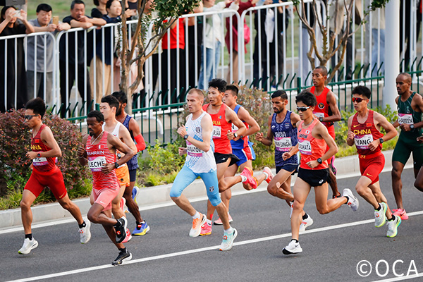 マラソンの競技風景
