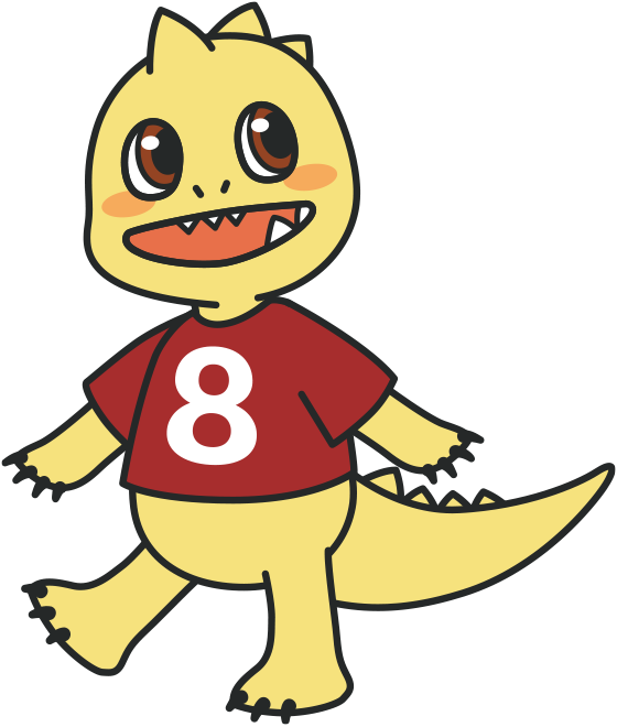 NAGOSの公式キャラクター「ハチラ」のイラスト